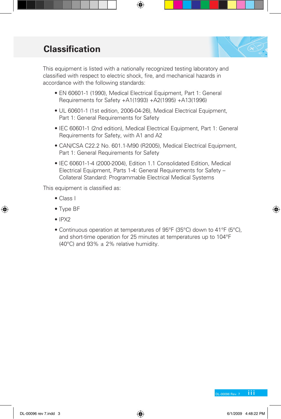 Classification | Delphi DL-00183 User Manual | Page 3 / 40