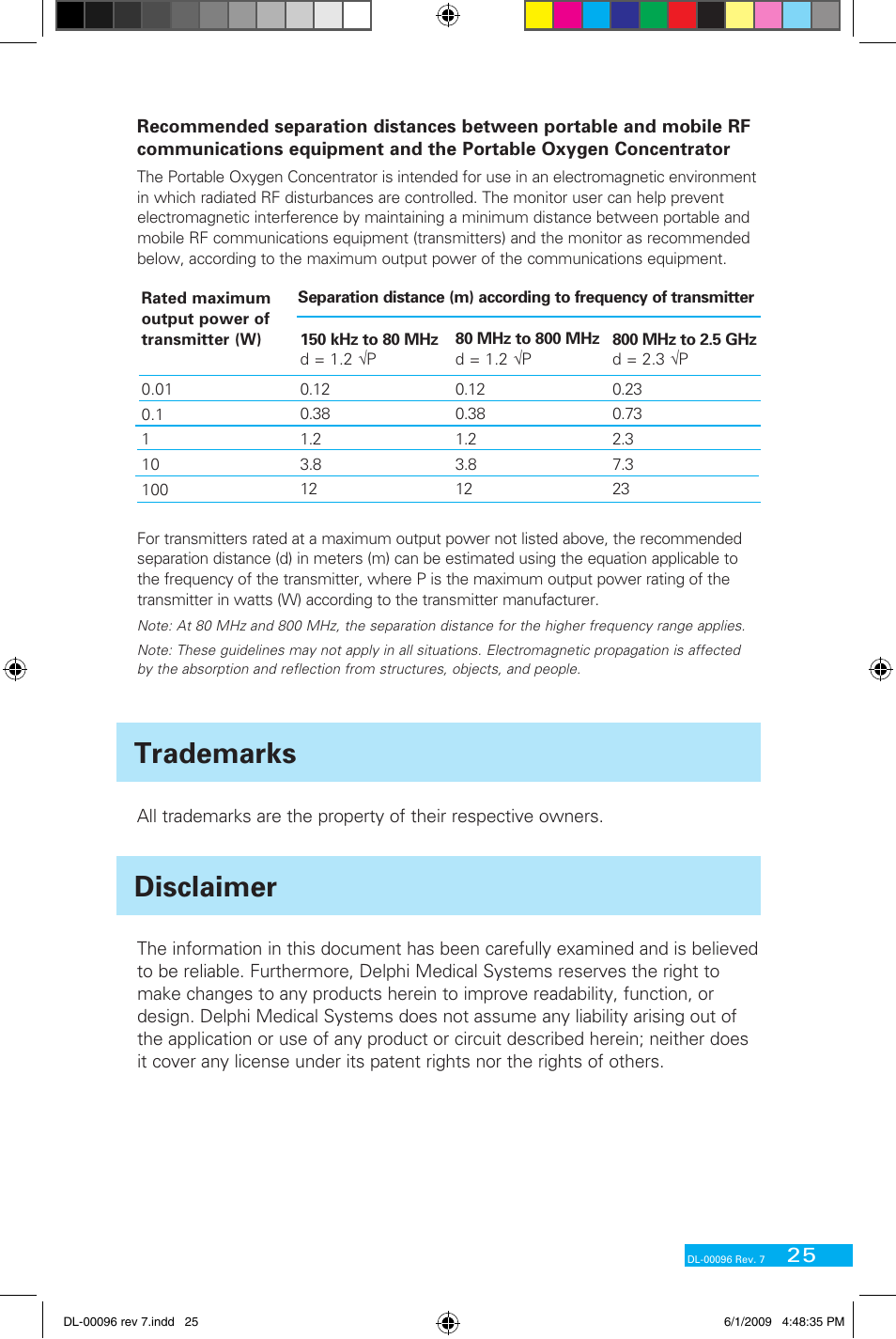 Disclaimer, Trademarks | Delphi DL-00183 User Manual | Page 37 / 40