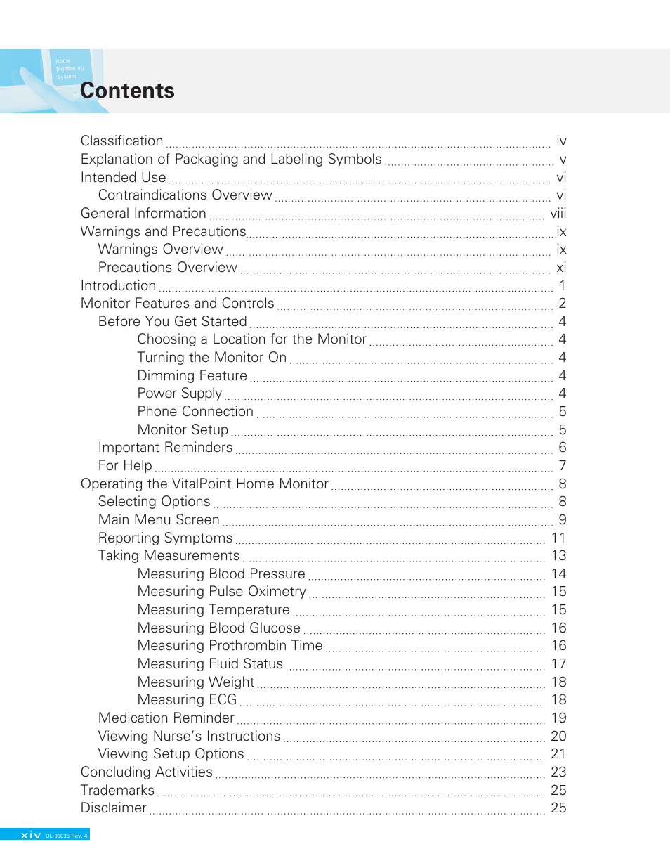 Delphi VITALPOINT II DL-00035 User Manual | Page 14 / 40