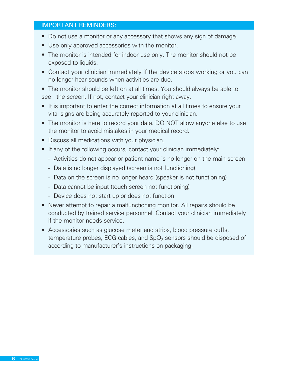 Delphi VITALPOINT II DL-00035 User Manual | Page 20 / 40
