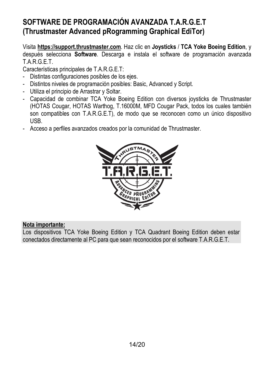 Thrustmaster TCA Yoke Boeing Edition Flight Stick User Manual | Page 115 / 415