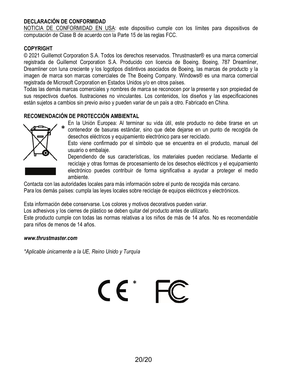 Thrustmaster TCA Yoke Boeing Edition Flight Stick User Manual | Page 121 / 415