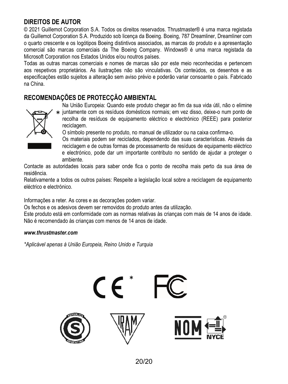 Thrustmaster TCA Yoke Boeing Edition Flight Stick User Manual | Page 141 / 415