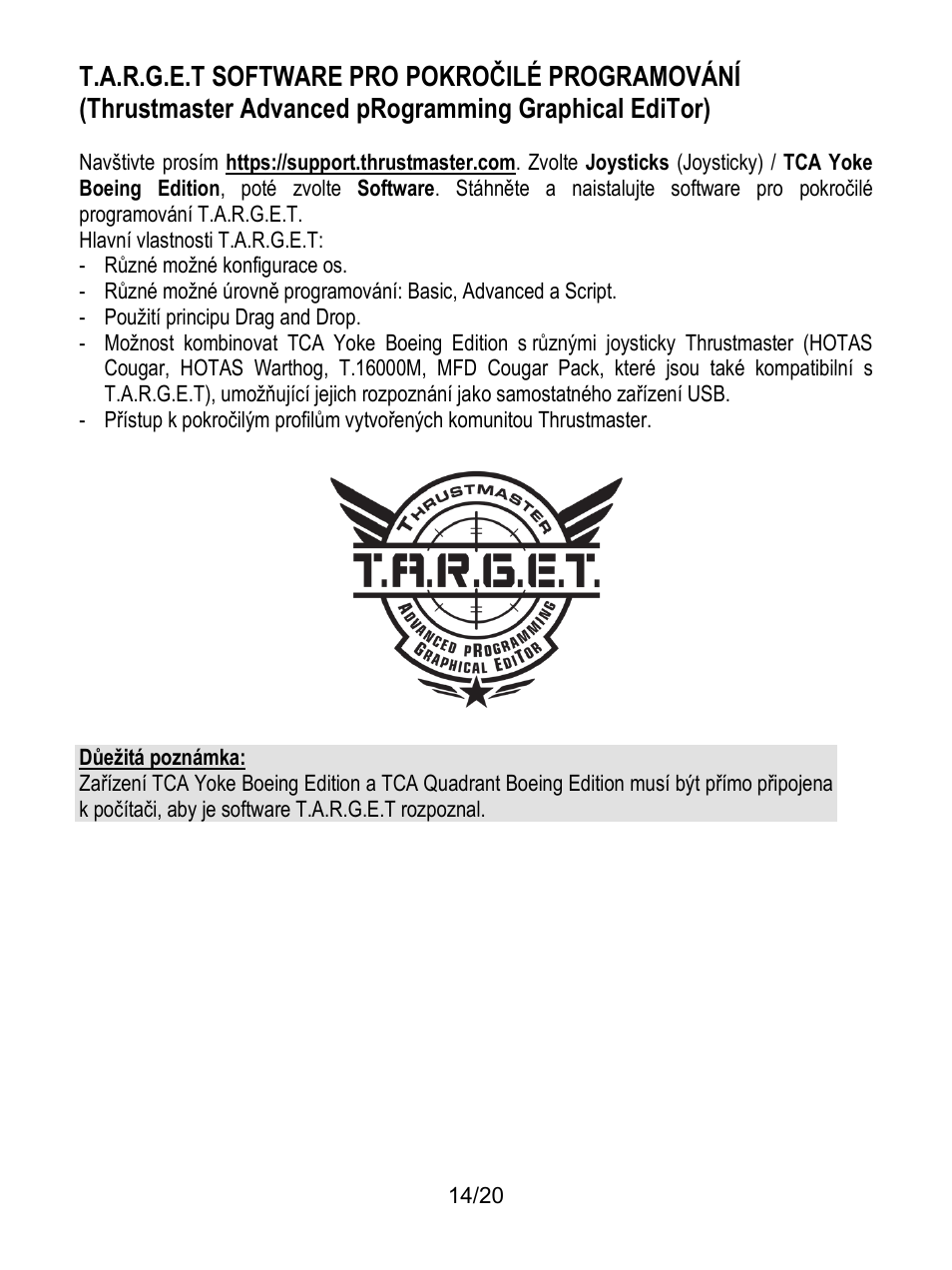 Thrustmaster TCA Yoke Boeing Edition Flight Stick User Manual | Page 175 / 415