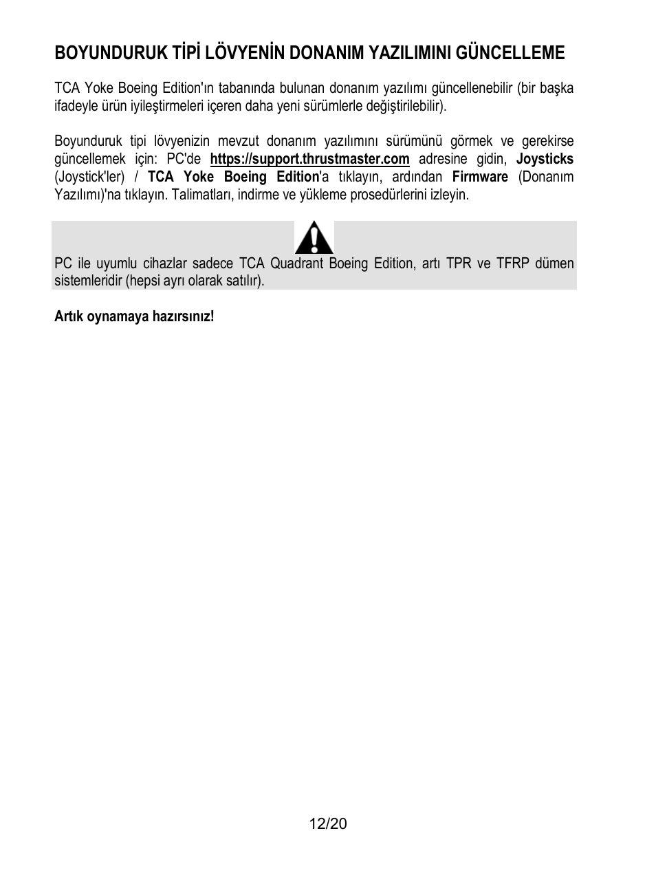 Thrustmaster TCA Yoke Boeing Edition Flight Stick User Manual | Page 193 / 415