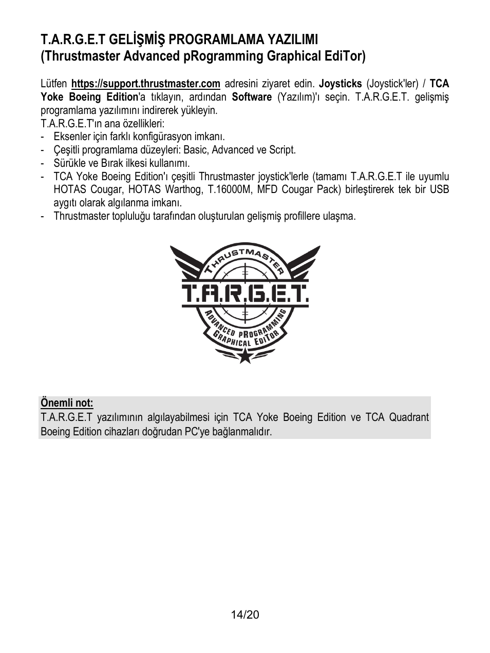 Thrustmaster TCA Yoke Boeing Edition Flight Stick User Manual | Page 195 / 415