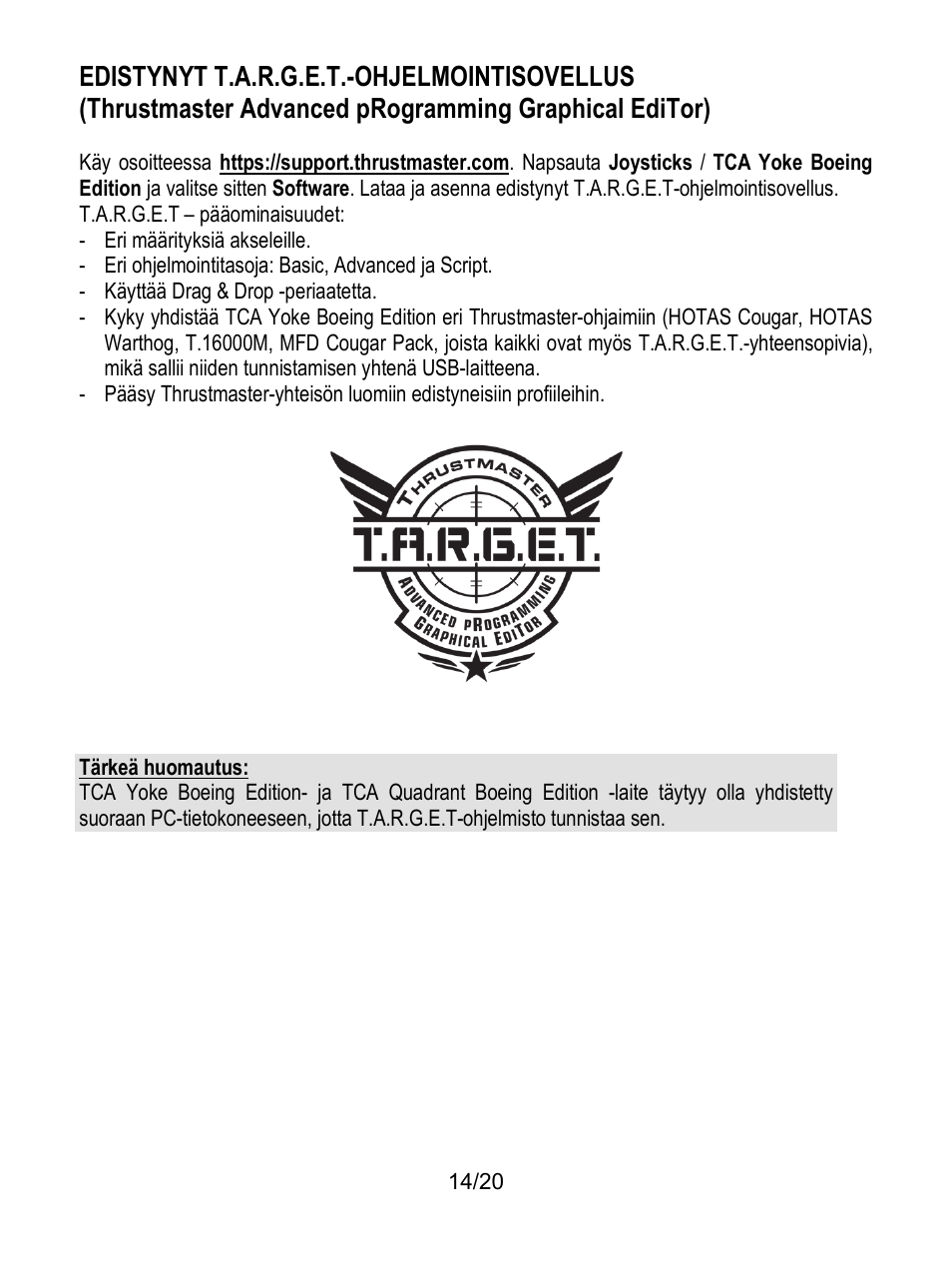 Thrustmaster TCA Yoke Boeing Edition Flight Stick User Manual | Page 331 / 415