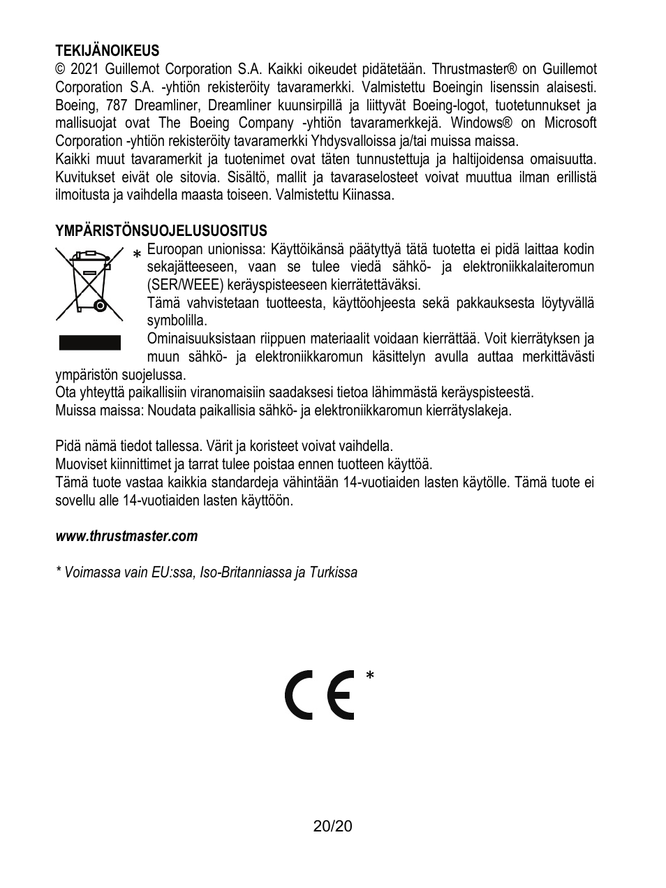 Thrustmaster TCA Yoke Boeing Edition Flight Stick User Manual | Page 337 / 415