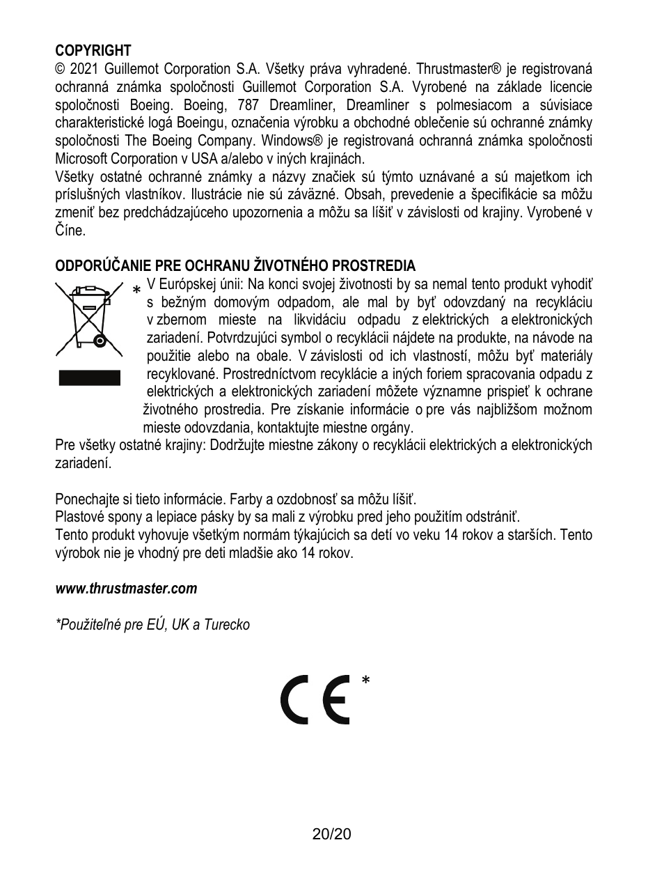 Thrustmaster TCA Yoke Boeing Edition Flight Stick User Manual | Page 357 / 415