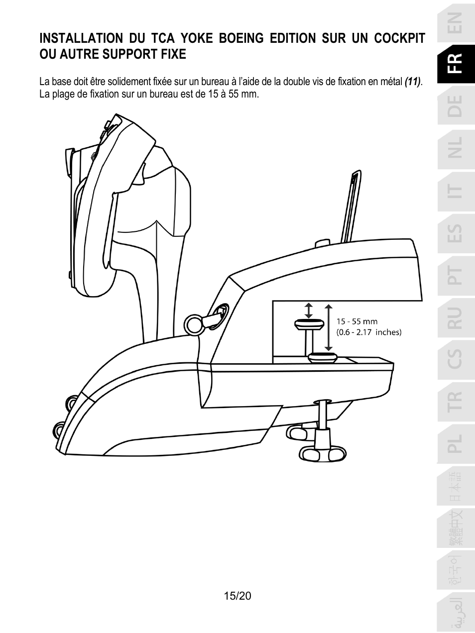 Thrustmaster TCA Yoke Boeing Edition Flight Stick User Manual | Page 36 / 415