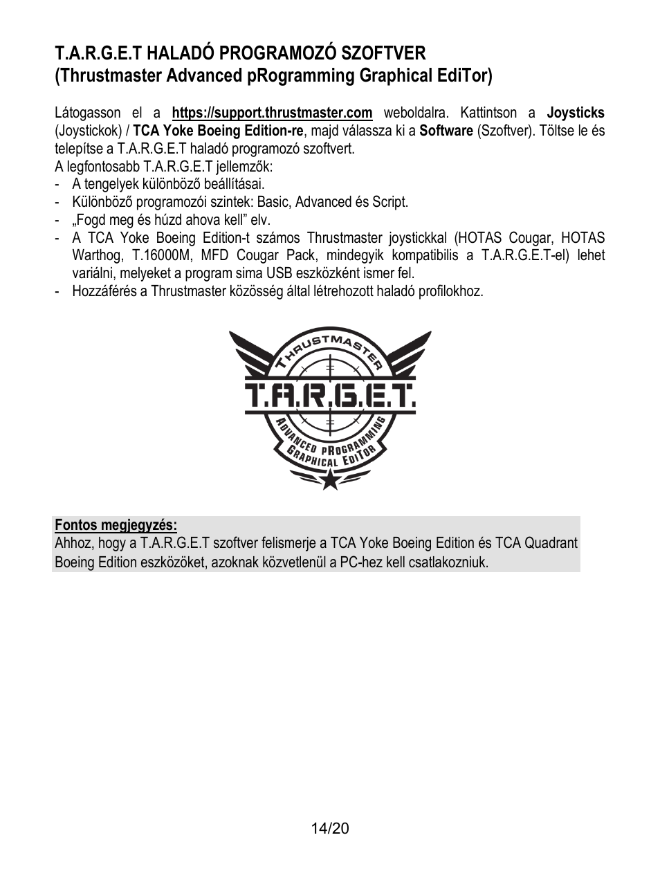 Thrustmaster TCA Yoke Boeing Edition Flight Stick User Manual | Page 371 / 415