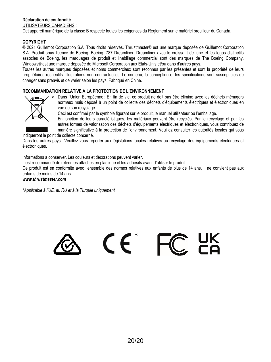 Thrustmaster TCA Yoke Boeing Edition Flight Stick User Manual | Page 41 / 415