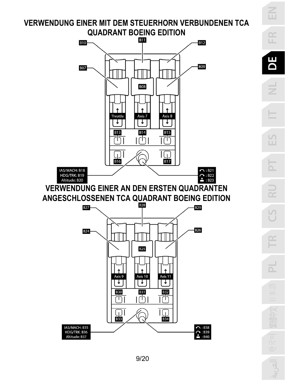 Thrustmaster TCA Yoke Boeing Edition Flight Stick User Manual | Page 50 / 415