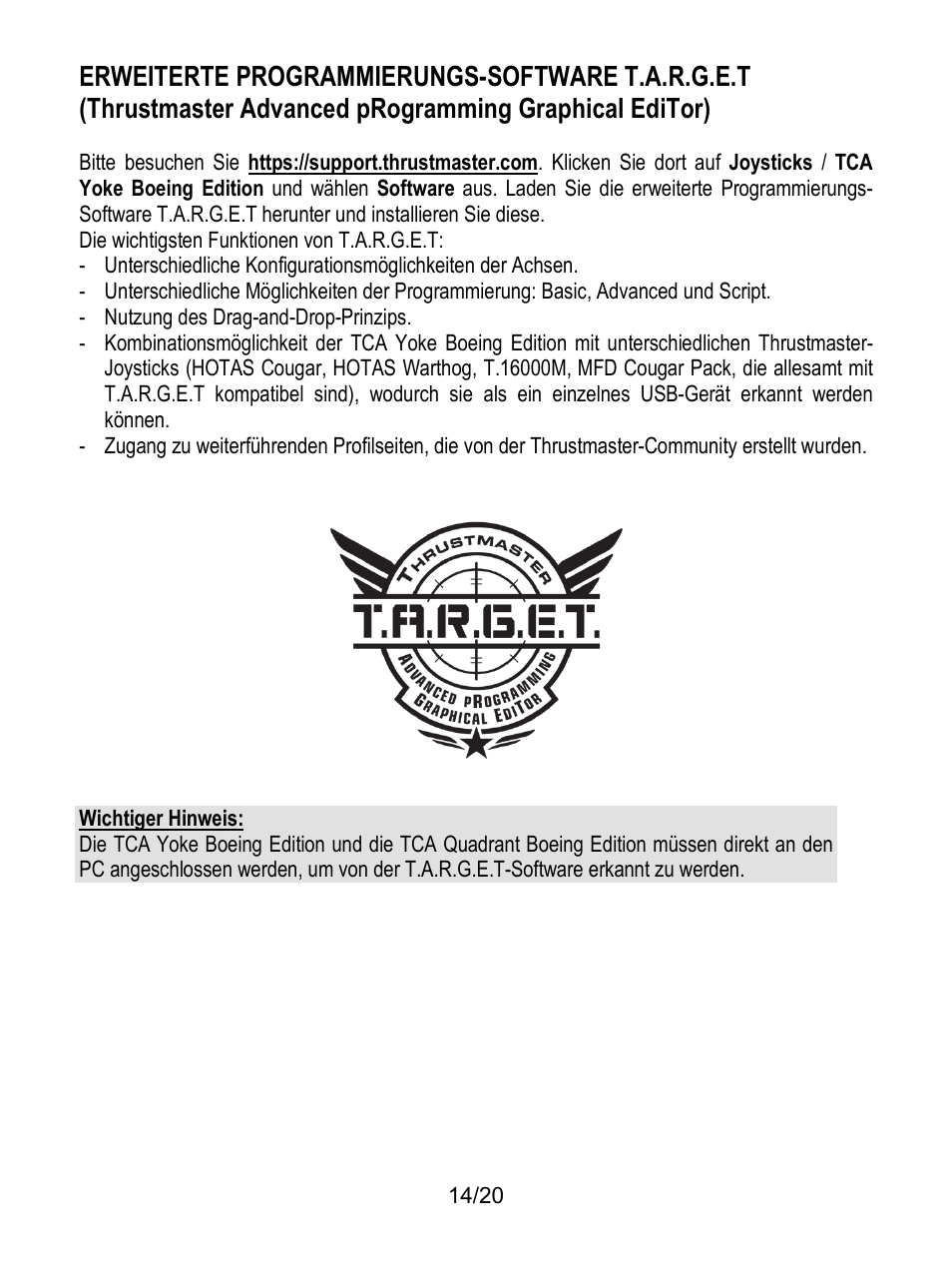 Thrustmaster TCA Yoke Boeing Edition Flight Stick User Manual | Page 55 / 415