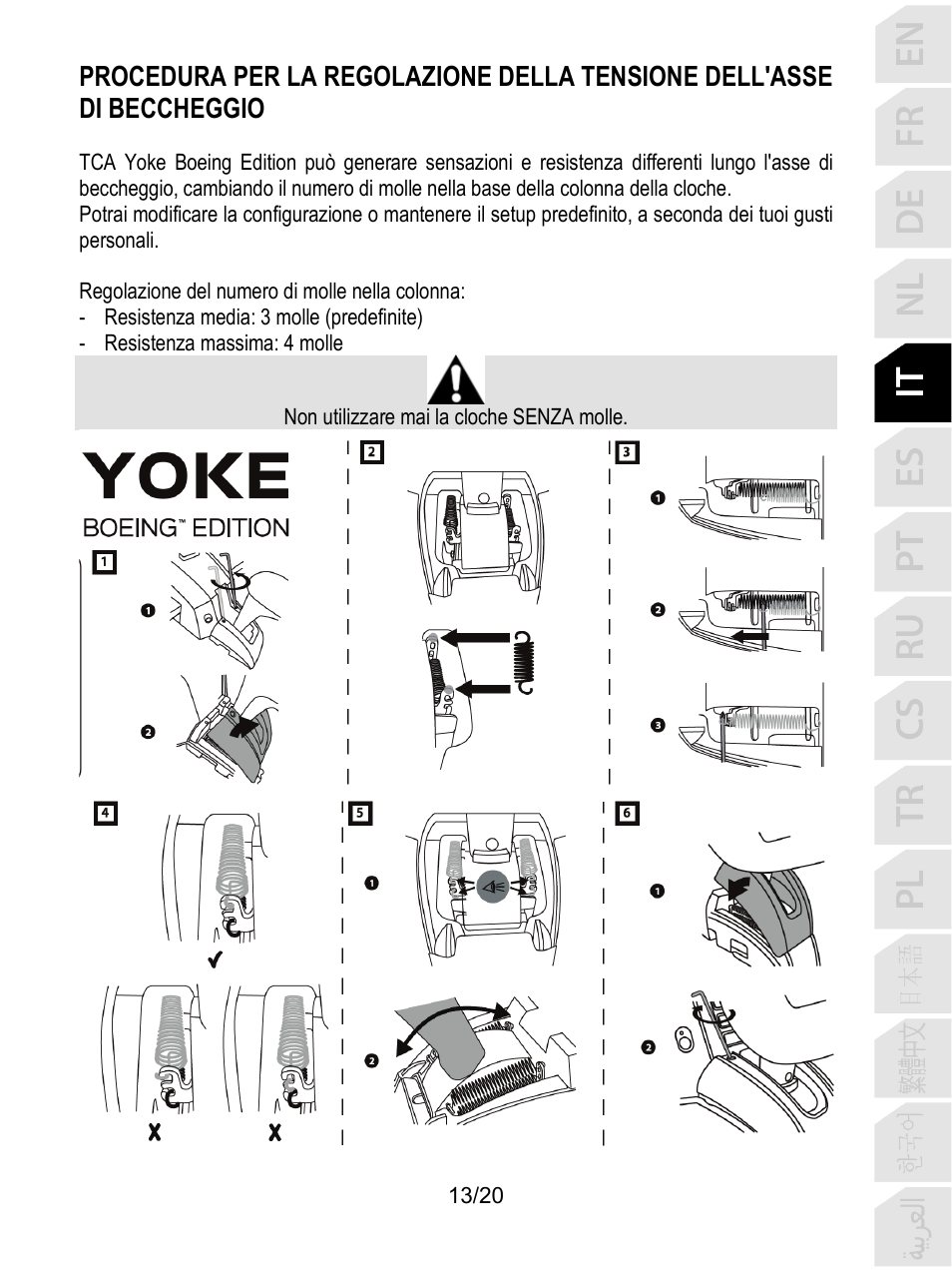 Thrustmaster TCA Yoke Boeing Edition Flight Stick User Manual | Page 94 / 415