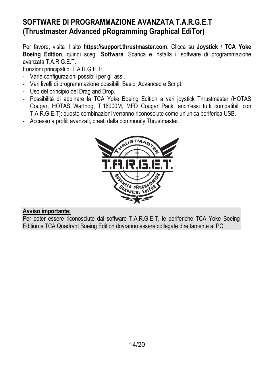 Thrustmaster TCA Yoke Boeing Edition Flight Stick User Manual | Page 95 / 415