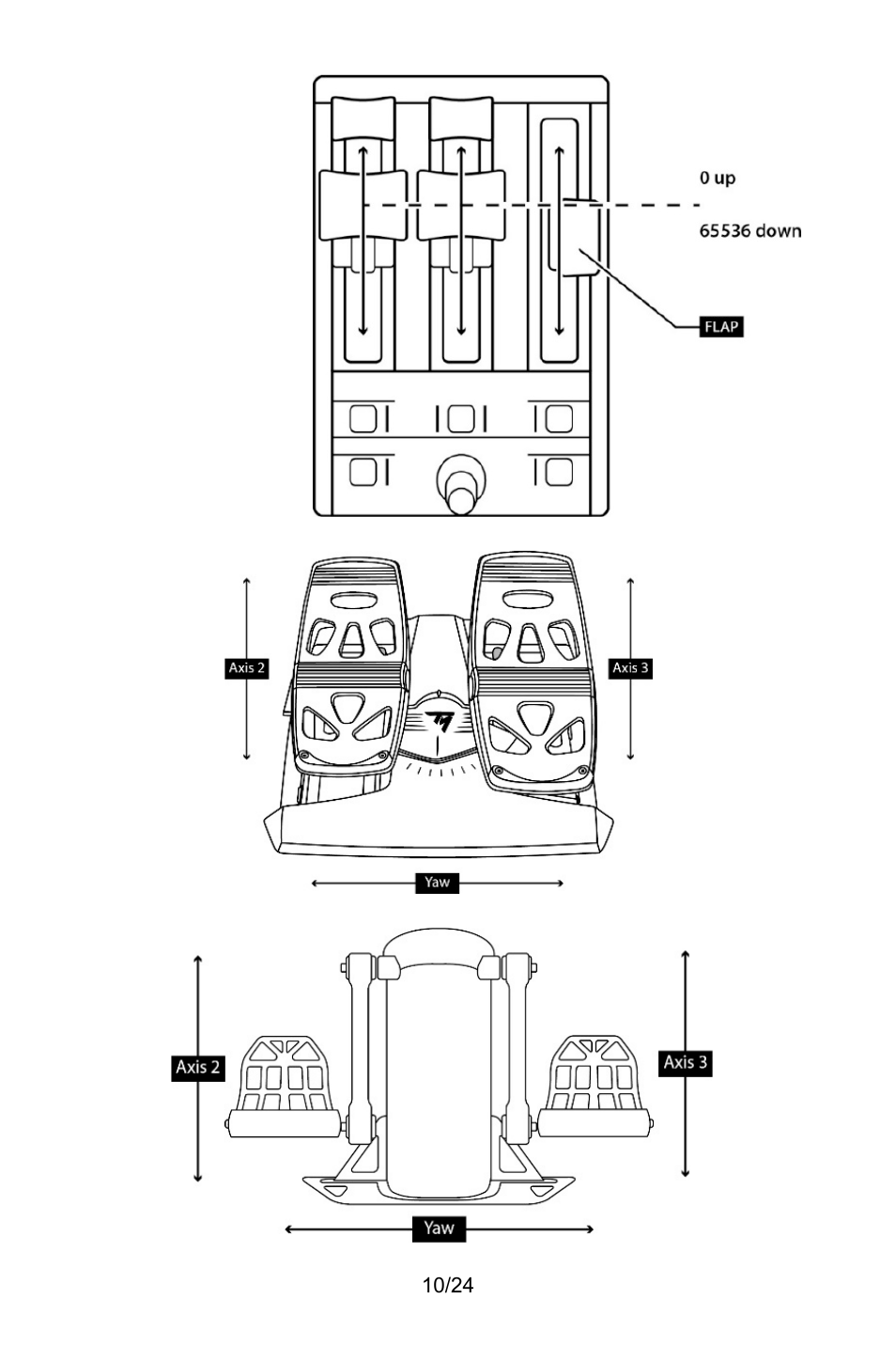 Thrustmaster TCA Yoke Pack Boeing Edition Flight Stick & Quadrant Bundle User Manual | Page 107 / 499