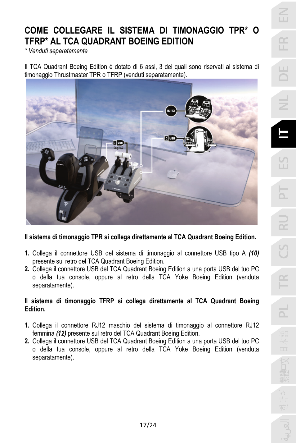 Thrustmaster TCA Yoke Pack Boeing Edition Flight Stick & Quadrant Bundle User Manual | Page 114 / 499