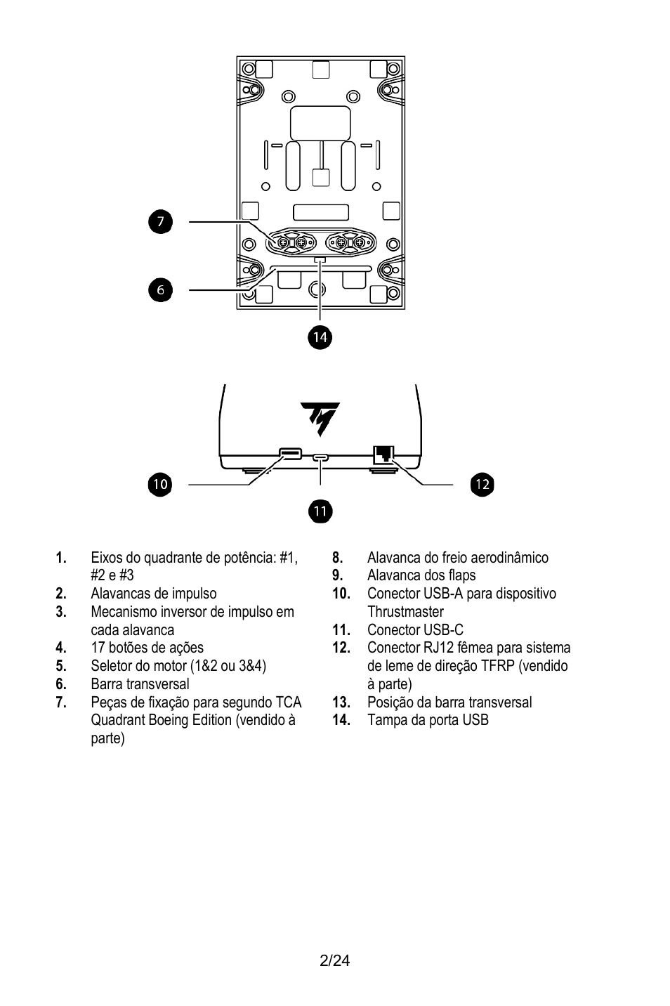 Thrustmaster TCA Yoke Pack Boeing Edition Flight Stick & Quadrant Bundle User Manual | Page 147 / 499