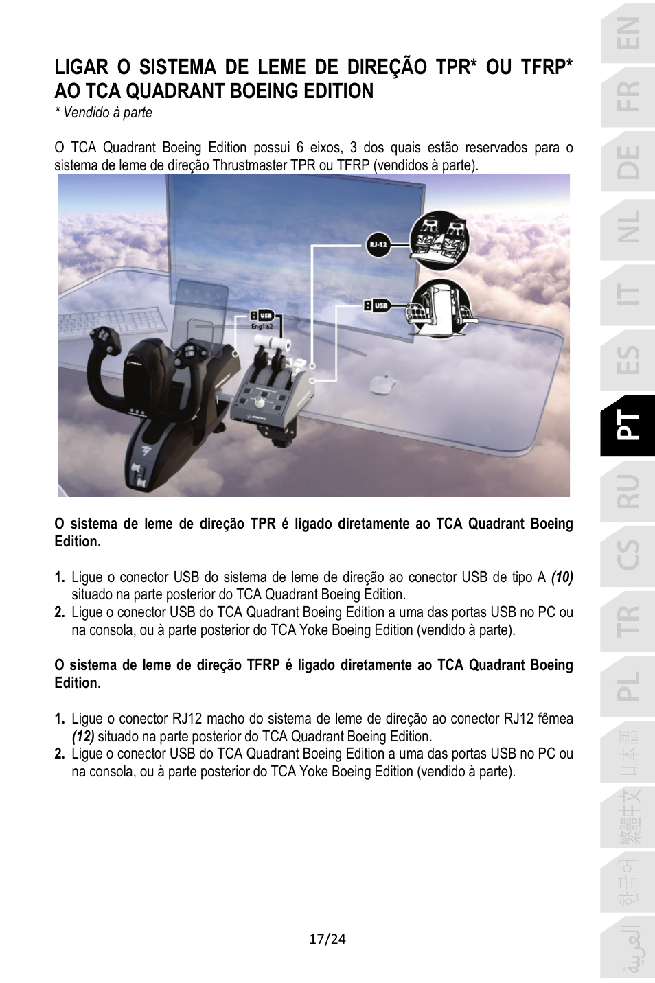 Thrustmaster TCA Yoke Pack Boeing Edition Flight Stick & Quadrant Bundle User Manual | Page 162 / 499