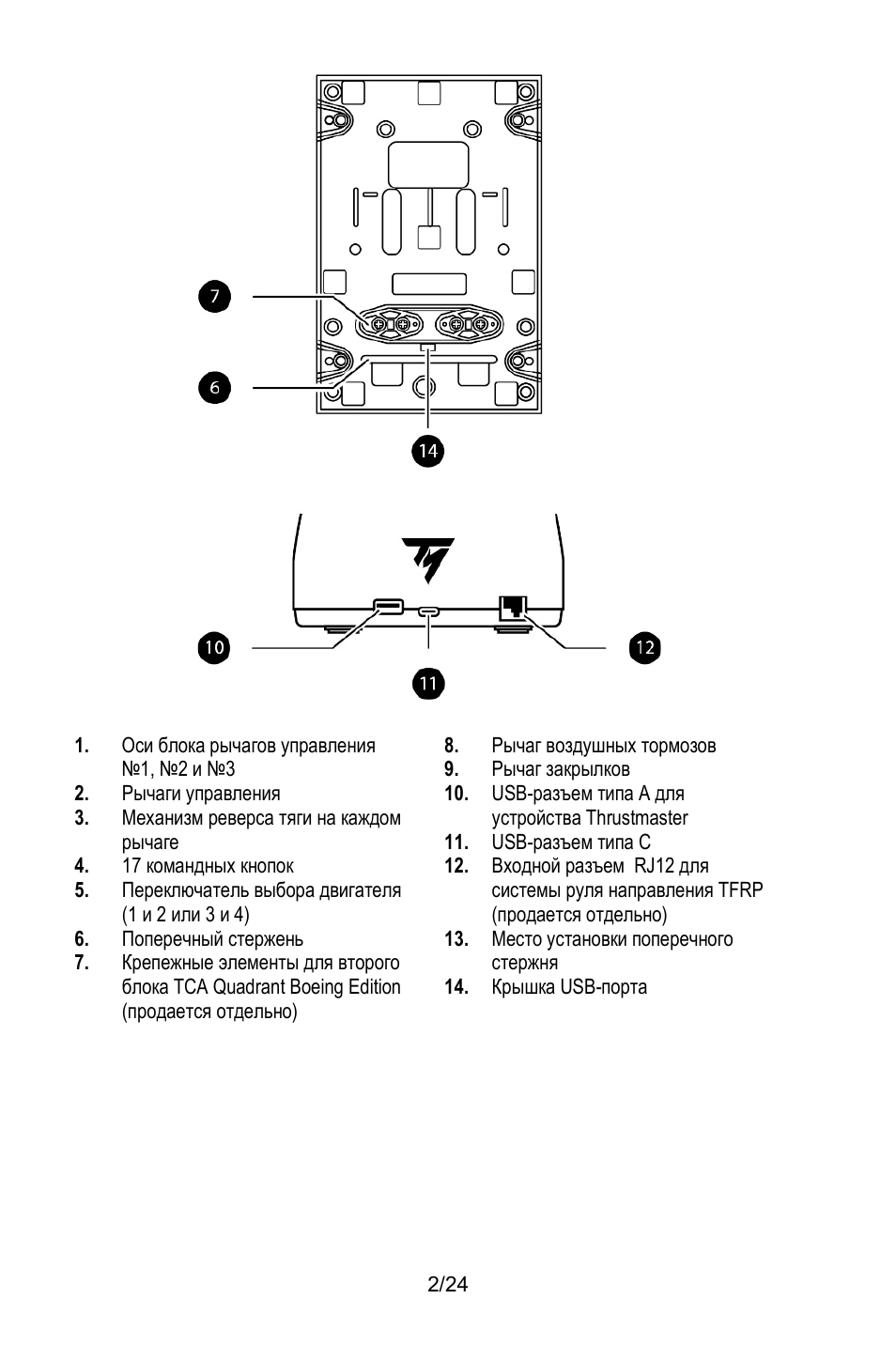 Thrustmaster TCA Yoke Pack Boeing Edition Flight Stick & Quadrant Bundle User Manual | Page 171 / 499