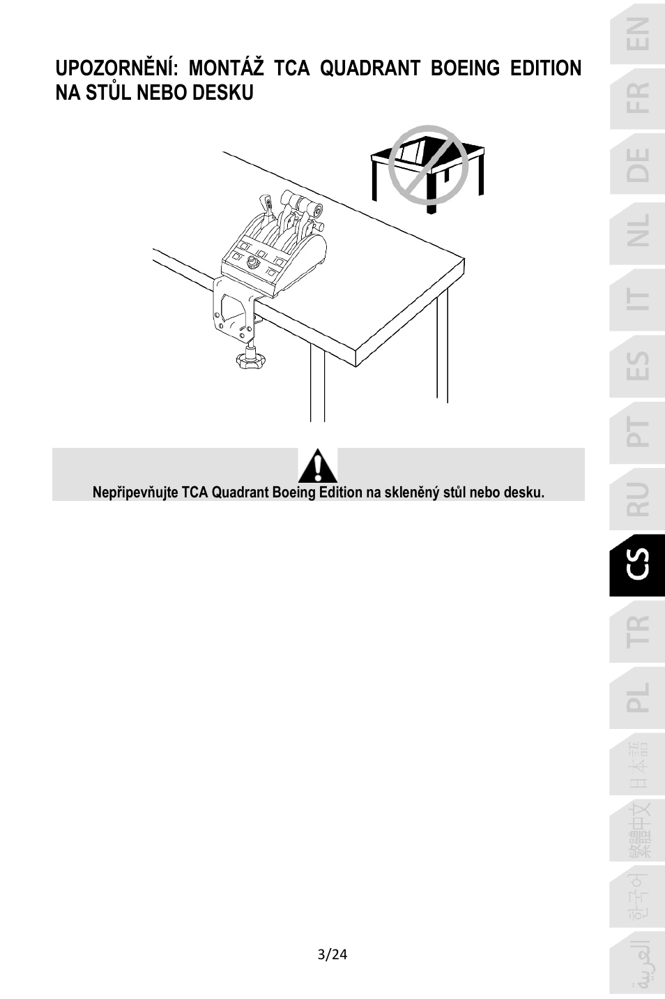 Thrustmaster TCA Yoke Pack Boeing Edition Flight Stick & Quadrant Bundle User Manual | Page 196 / 499