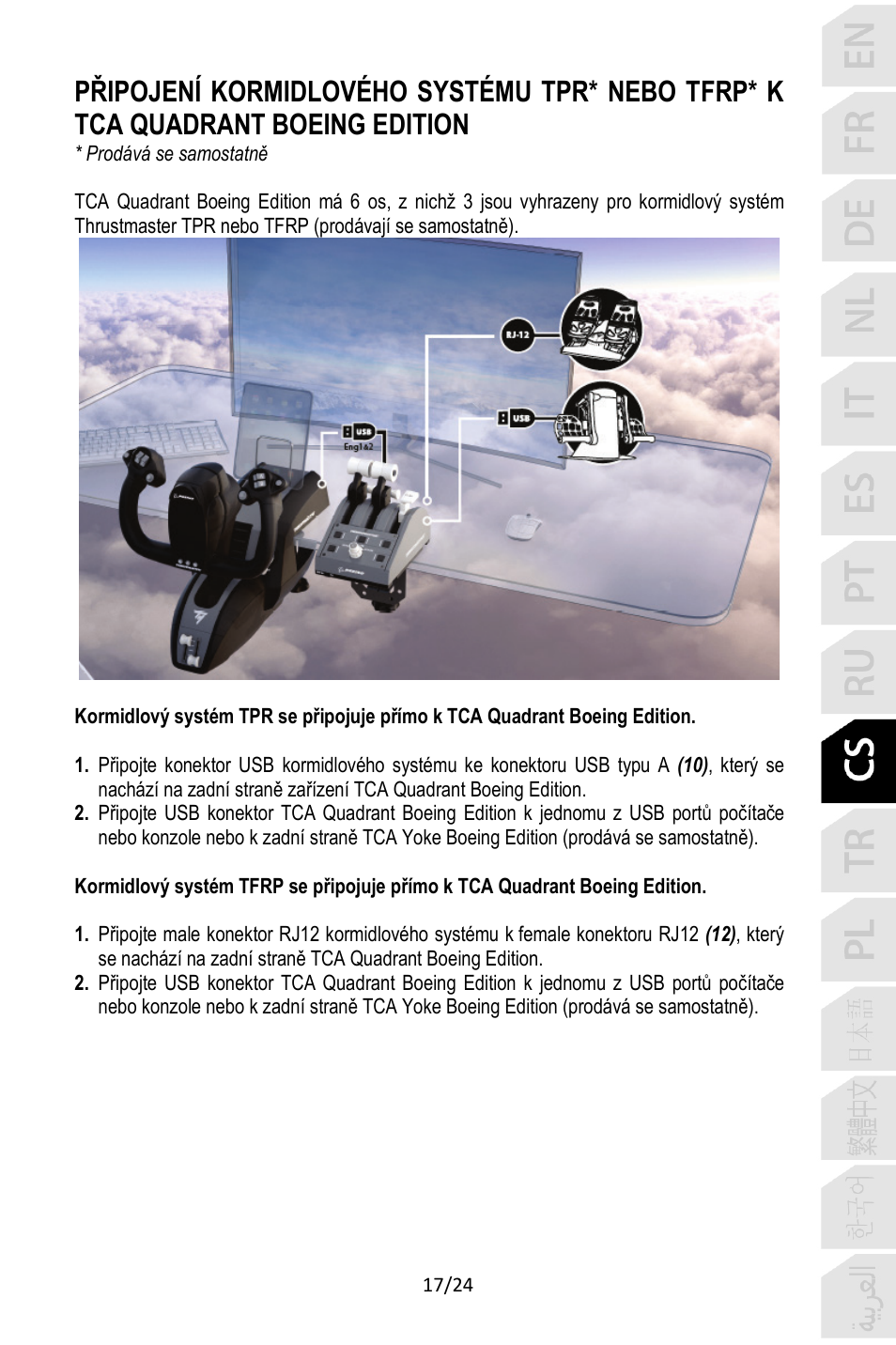 Thrustmaster TCA Yoke Pack Boeing Edition Flight Stick & Quadrant Bundle User Manual | Page 210 / 499