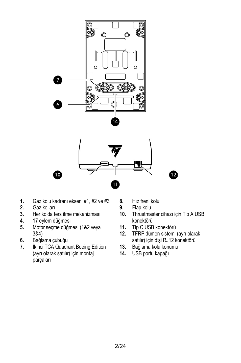 Thrustmaster TCA Yoke Pack Boeing Edition Flight Stick & Quadrant Bundle User Manual | Page 219 / 499