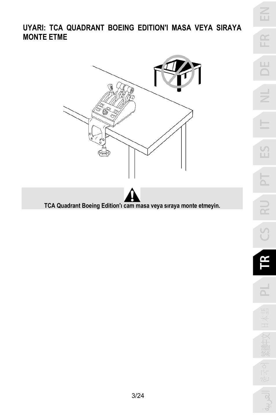 Thrustmaster TCA Yoke Pack Boeing Edition Flight Stick & Quadrant Bundle User Manual | Page 220 / 499