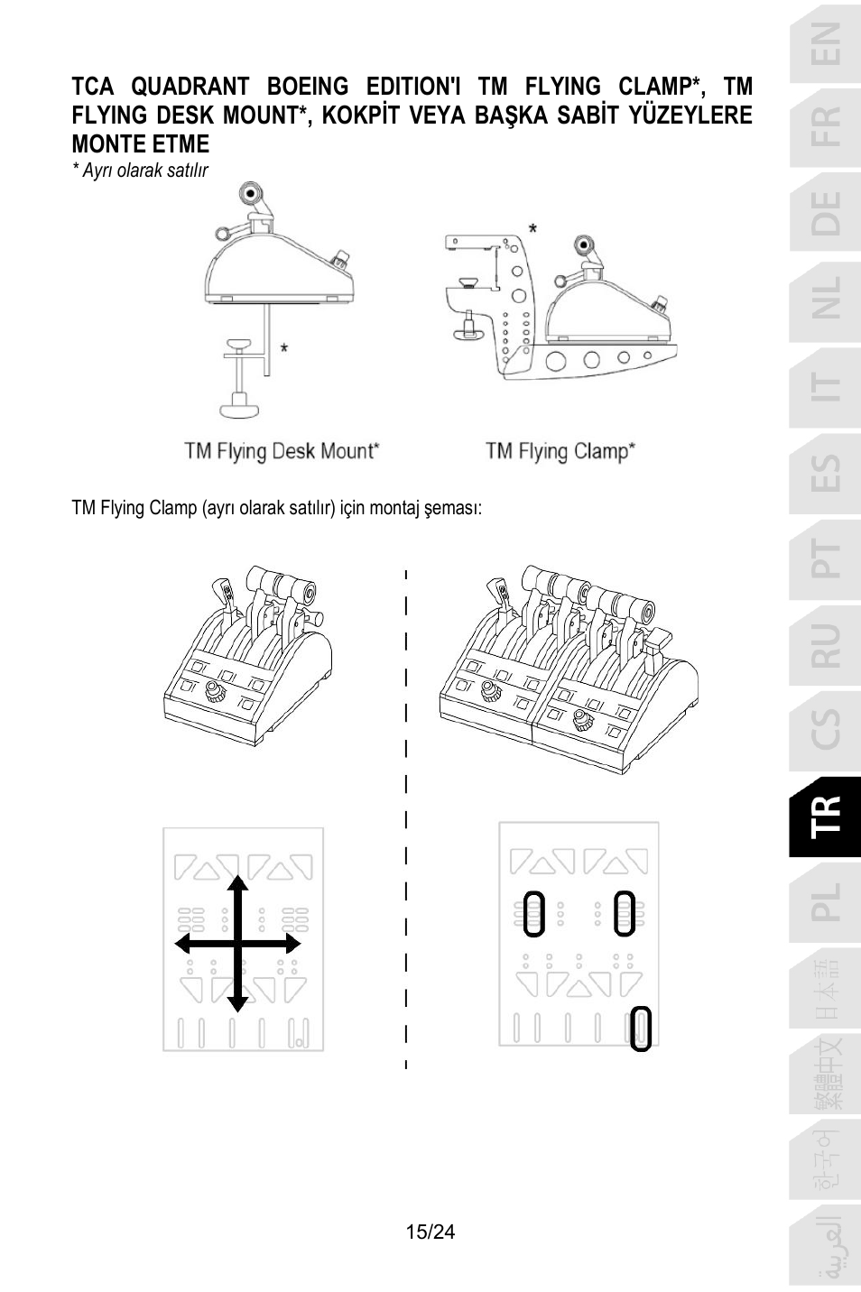 Thrustmaster TCA Yoke Pack Boeing Edition Flight Stick & Quadrant Bundle User Manual | Page 232 / 499