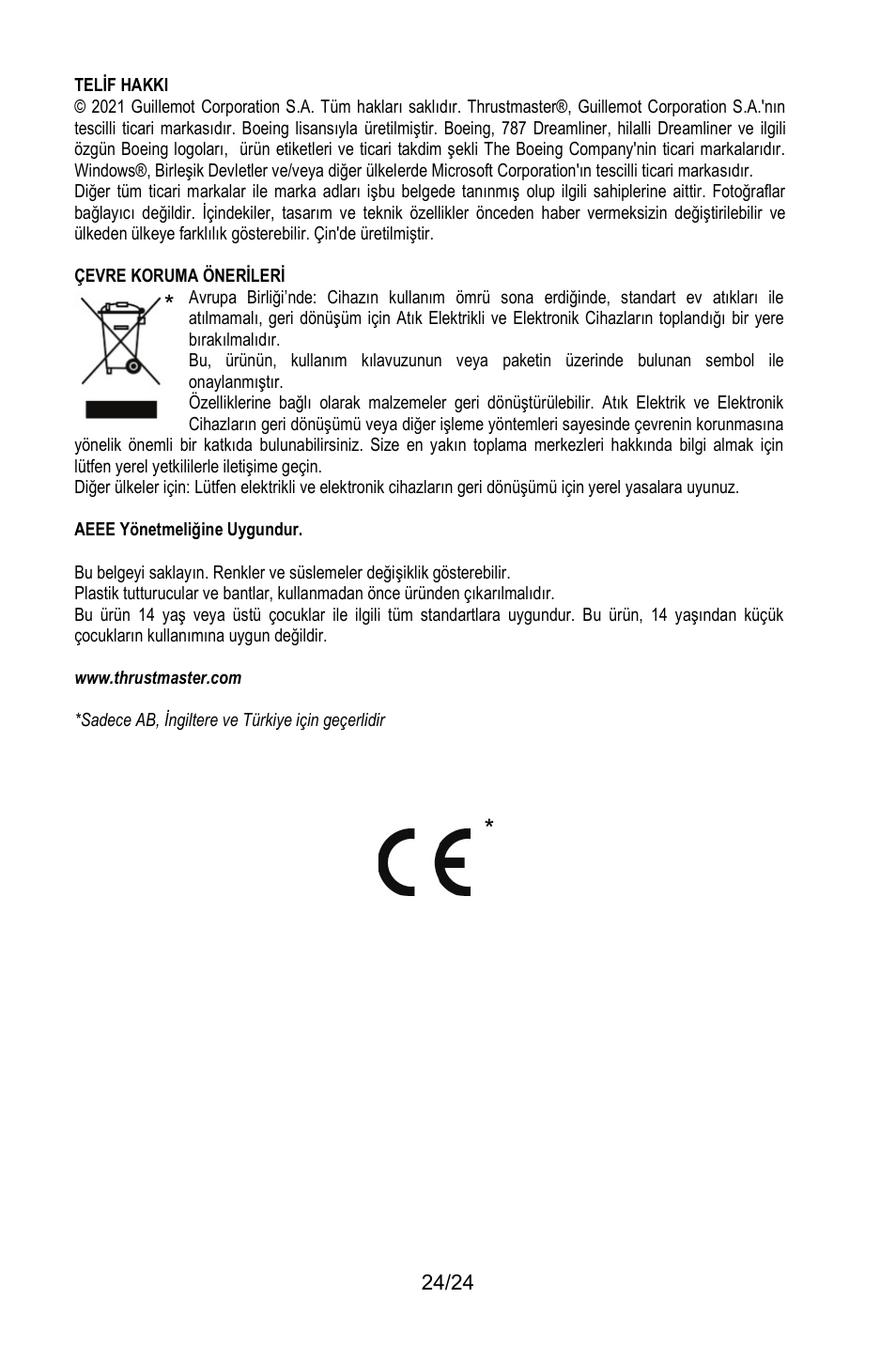 Thrustmaster TCA Yoke Pack Boeing Edition Flight Stick & Quadrant Bundle User Manual | Page 241 / 499