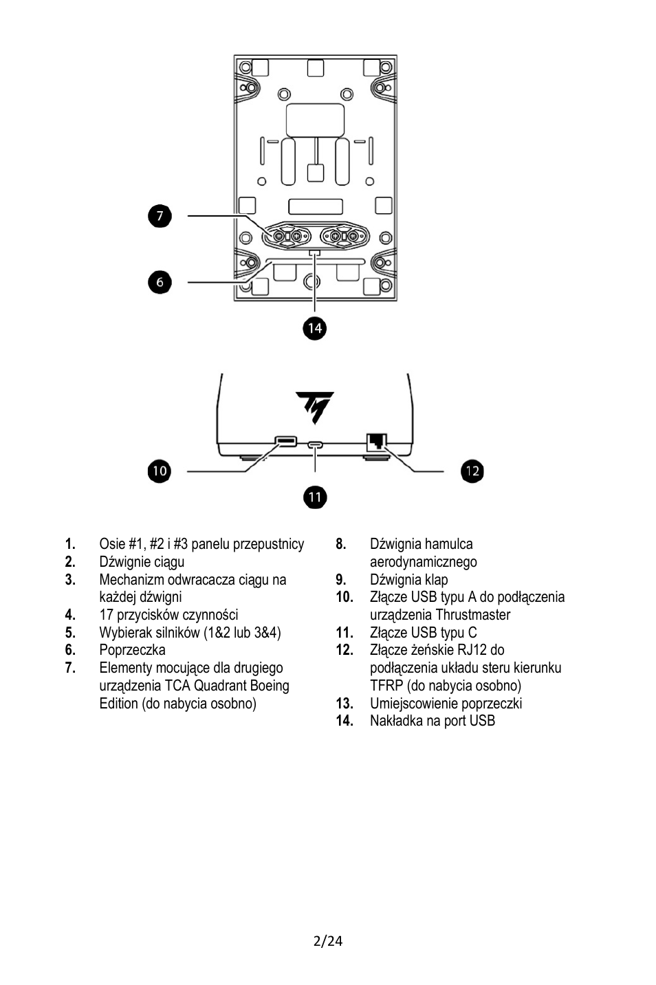 Thrustmaster TCA Yoke Pack Boeing Edition Flight Stick & Quadrant Bundle User Manual | Page 243 / 499