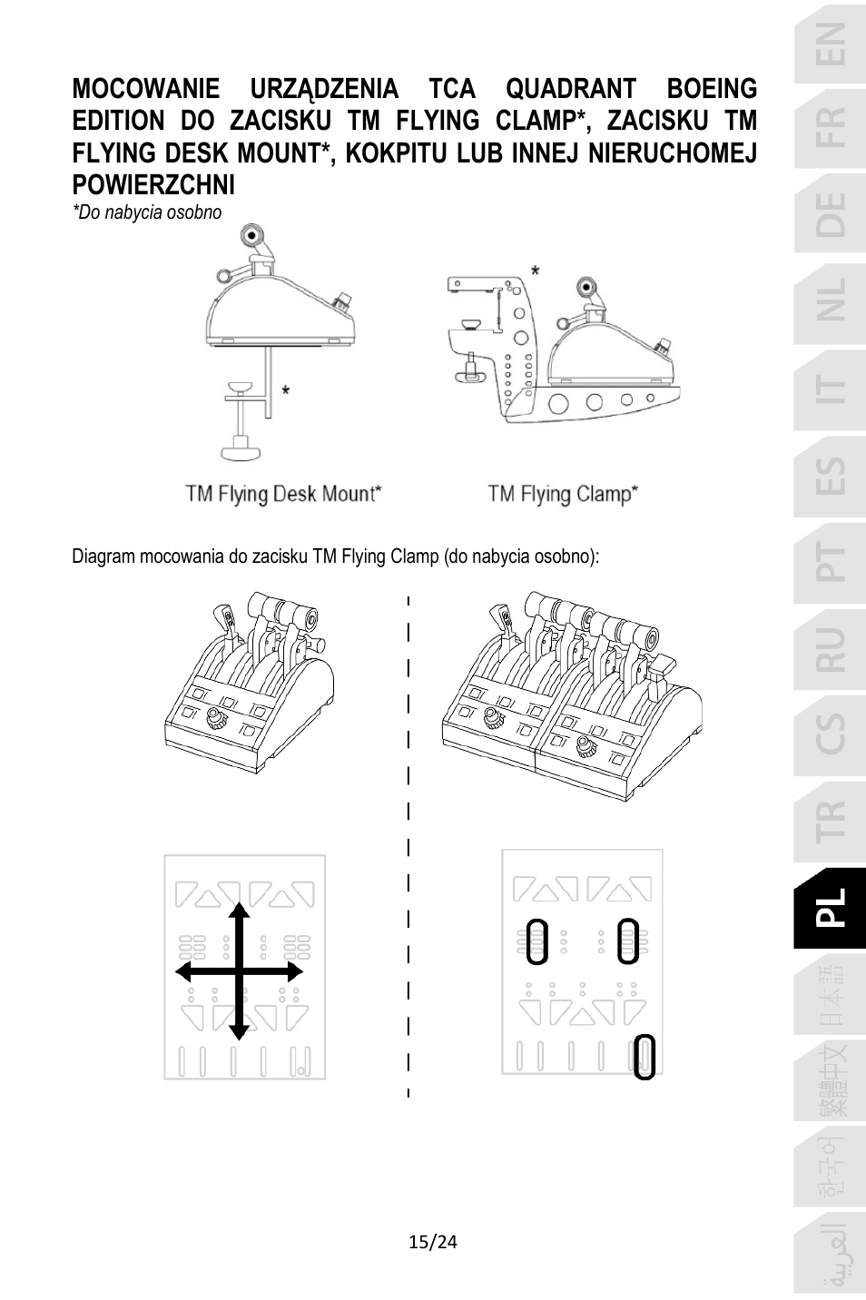 Thrustmaster TCA Yoke Pack Boeing Edition Flight Stick & Quadrant Bundle User Manual | Page 256 / 499