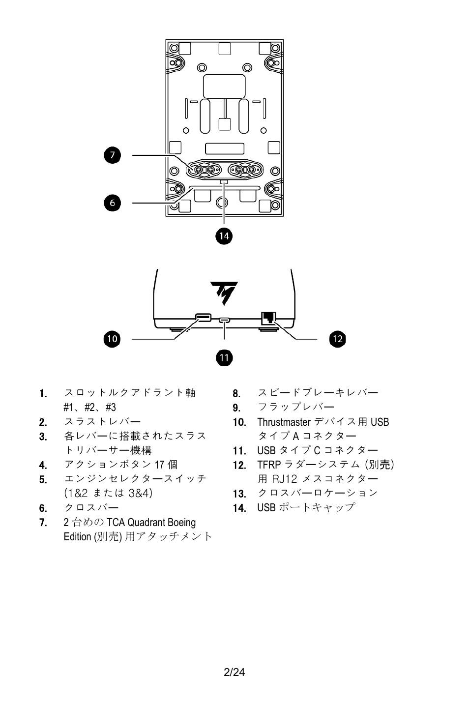 Thrustmaster TCA Yoke Pack Boeing Edition Flight Stick & Quadrant Bundle User Manual | Page 267 / 499