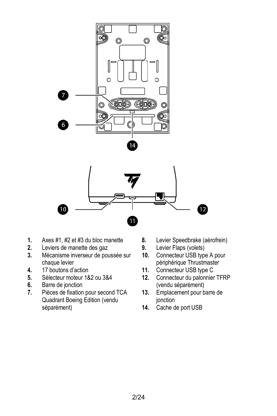 Thrustmaster TCA Yoke Pack Boeing Edition Flight Stick & Quadrant Bundle User Manual | Page 27 / 499