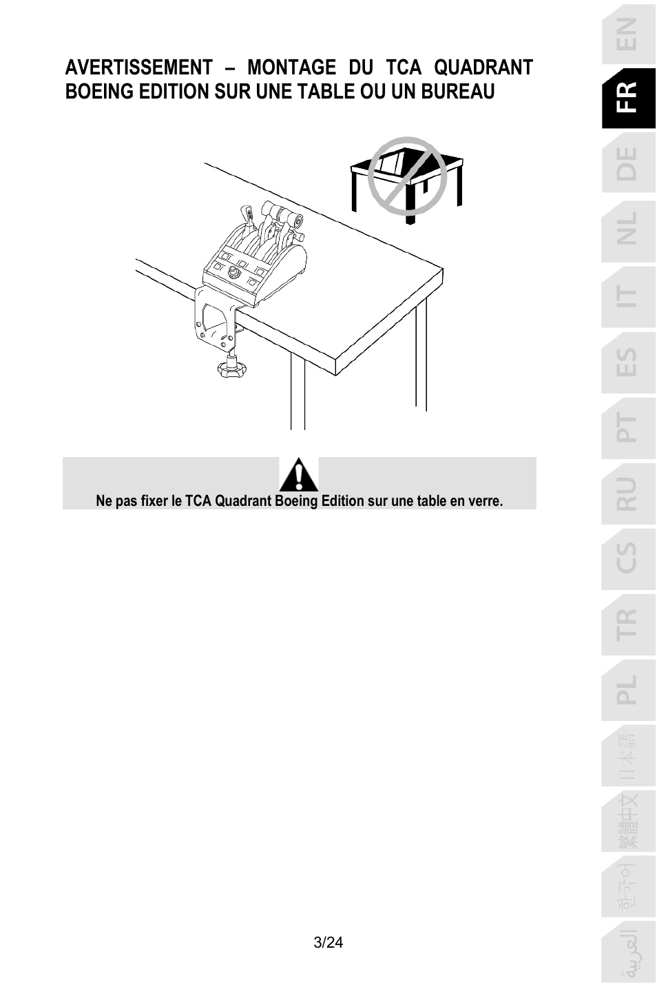 Thrustmaster TCA Yoke Pack Boeing Edition Flight Stick & Quadrant Bundle User Manual | Page 28 / 499