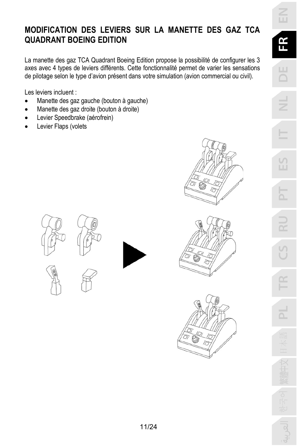 Thrustmaster TCA Yoke Pack Boeing Edition Flight Stick & Quadrant Bundle User Manual | Page 36 / 499