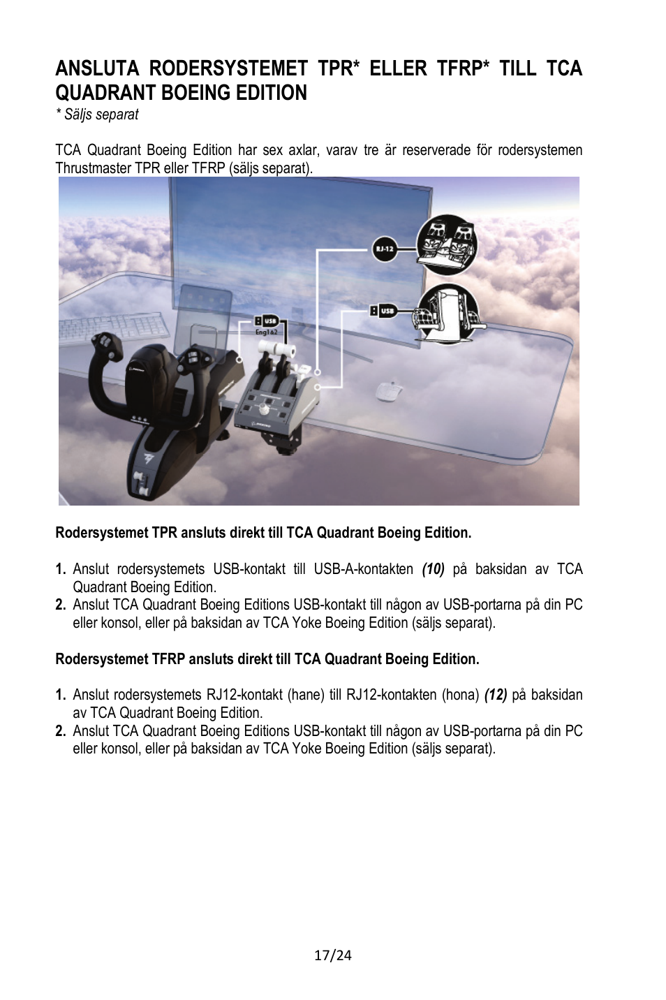 Thrustmaster TCA Yoke Pack Boeing Edition Flight Stick & Quadrant Bundle User Manual | Page 396 / 499