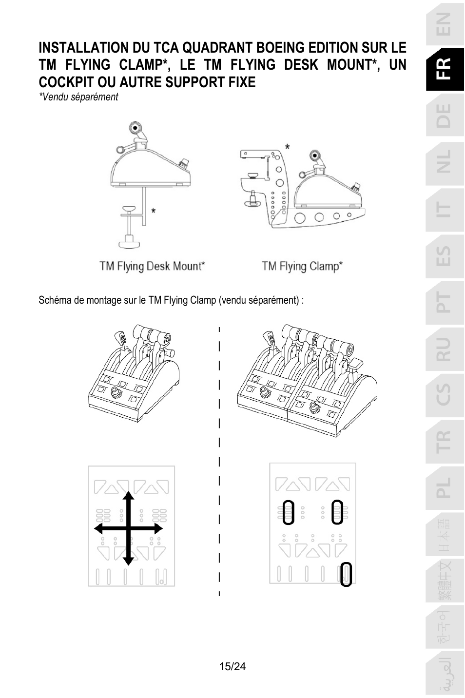 Thrustmaster TCA Yoke Pack Boeing Edition Flight Stick & Quadrant Bundle User Manual | Page 40 / 499