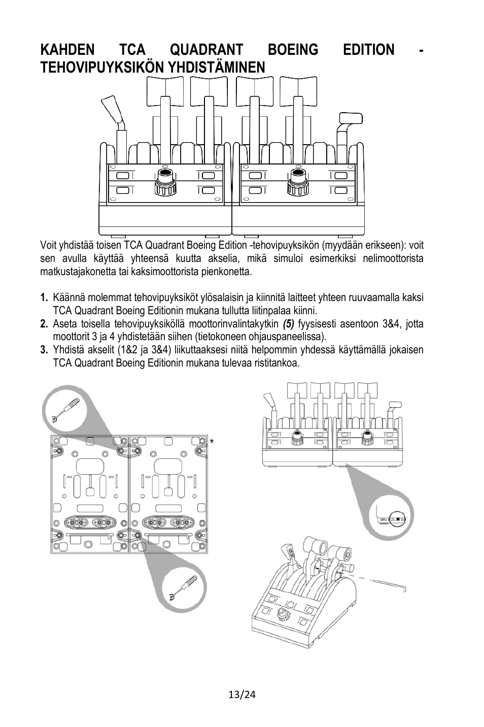 Thrustmaster TCA Yoke Pack Boeing Edition Flight Stick & Quadrant Bundle User Manual | Page 416 / 499