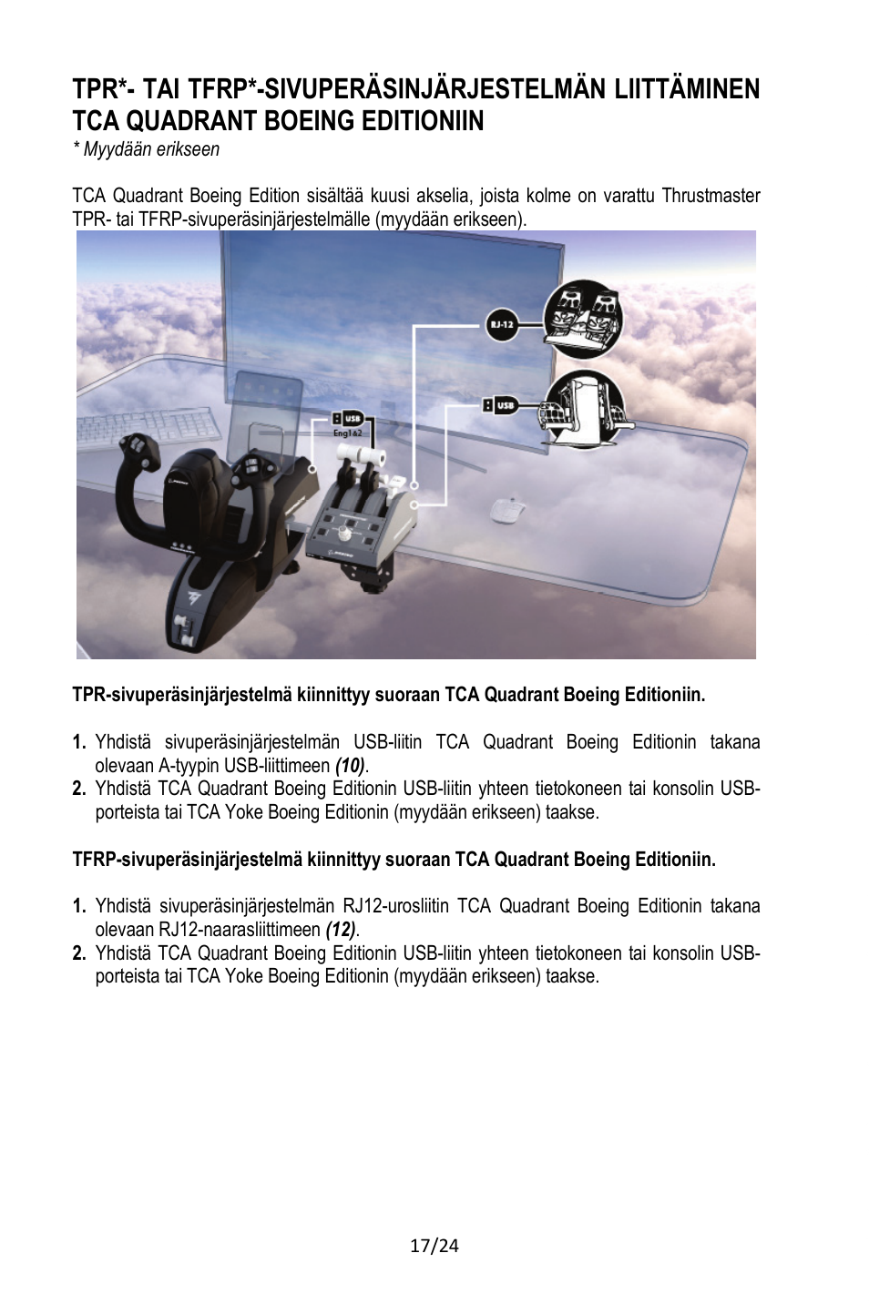 Thrustmaster TCA Yoke Pack Boeing Edition Flight Stick & Quadrant Bundle User Manual | Page 420 / 499