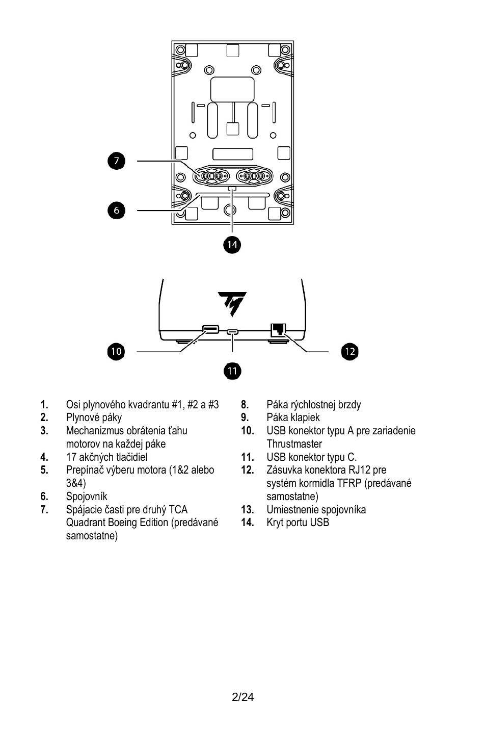 Thrustmaster TCA Yoke Pack Boeing Edition Flight Stick & Quadrant Bundle User Manual | Page 429 / 499