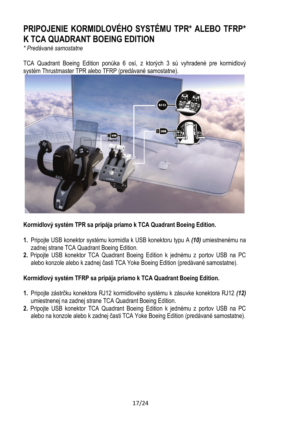 Thrustmaster TCA Yoke Pack Boeing Edition Flight Stick & Quadrant Bundle User Manual | Page 444 / 499