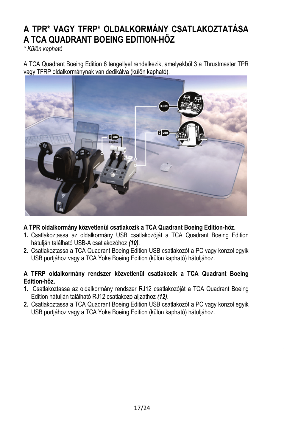 Thrustmaster TCA Yoke Pack Boeing Edition Flight Stick & Quadrant Bundle User Manual | Page 468 / 499