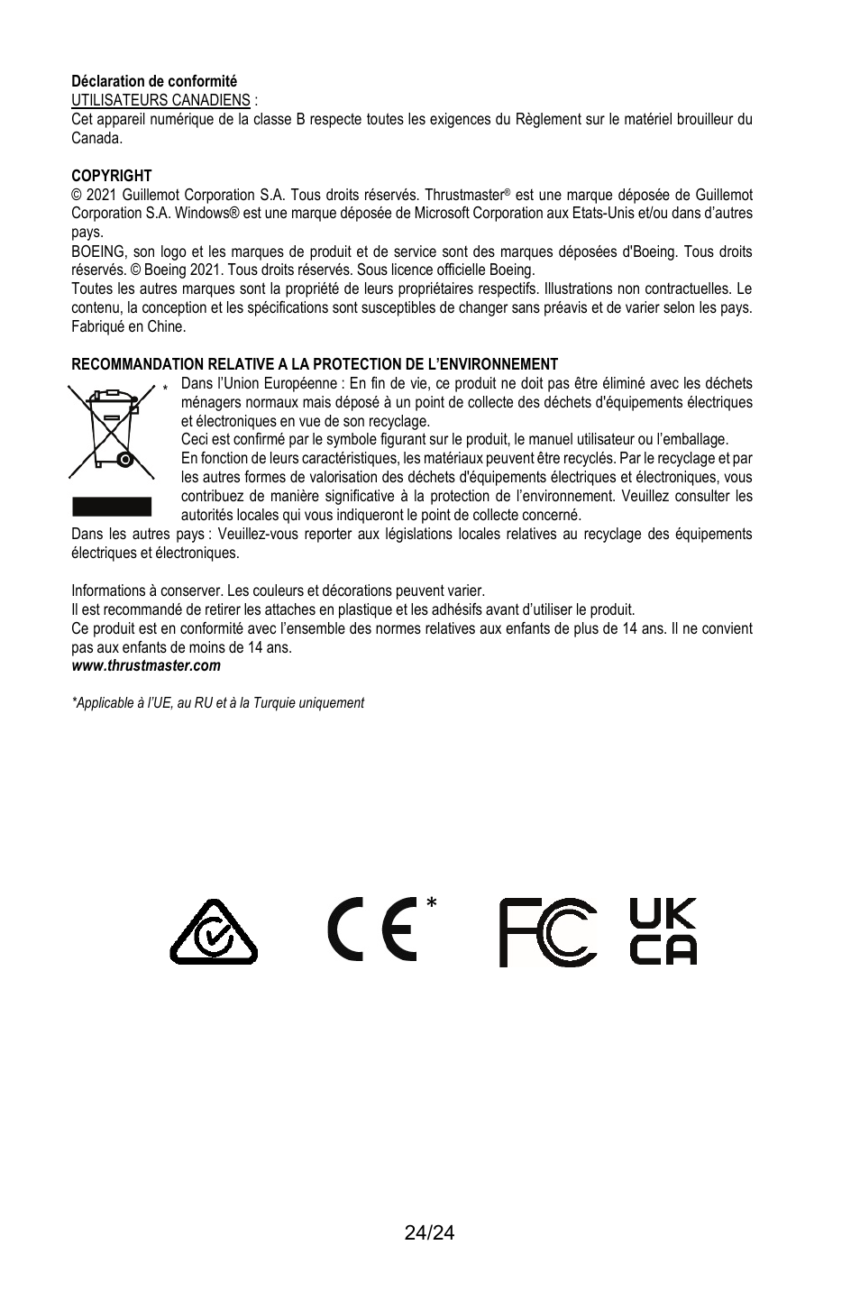 Thrustmaster TCA Yoke Pack Boeing Edition Flight Stick & Quadrant Bundle User Manual | Page 49 / 499