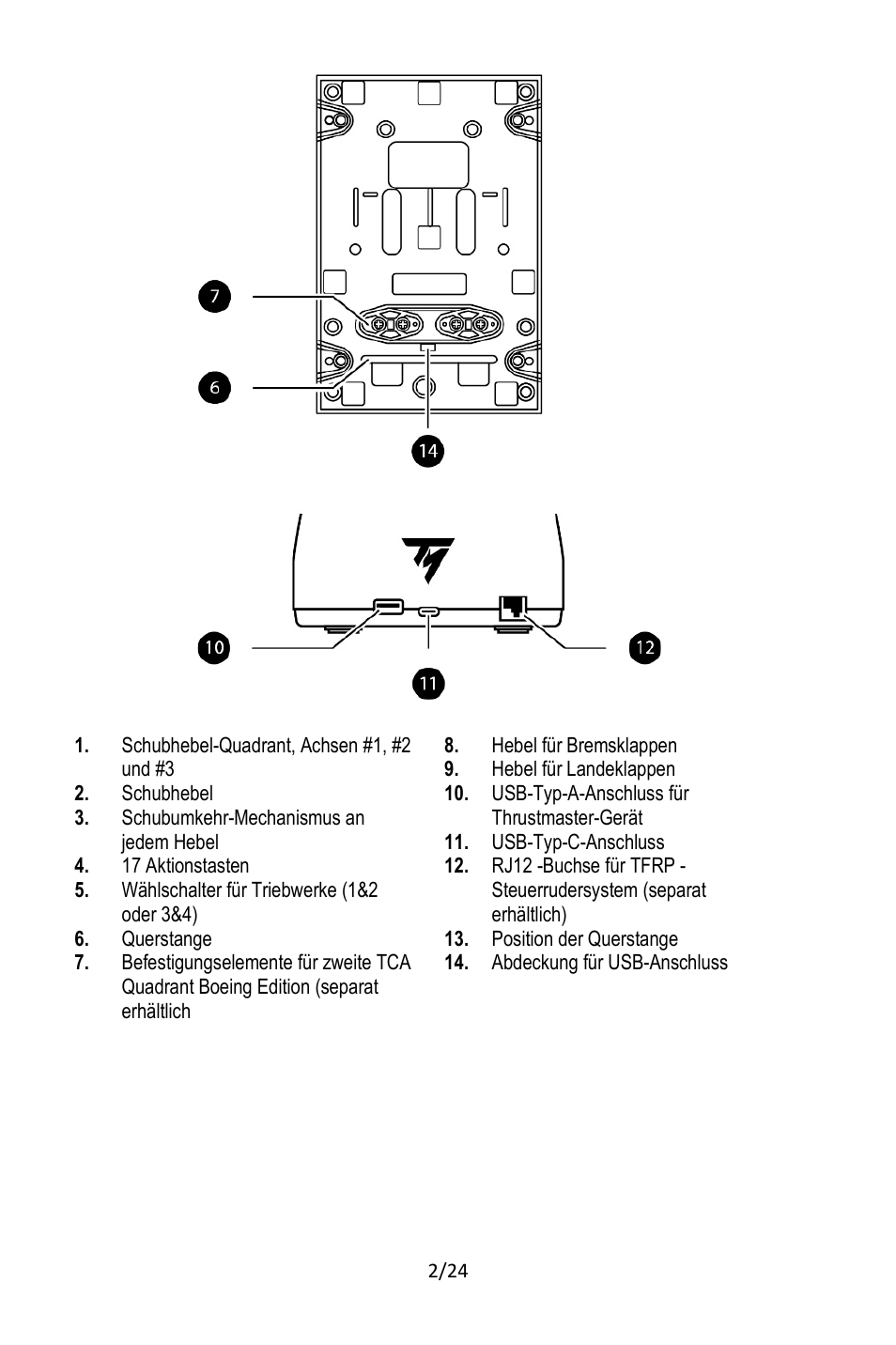 Thrustmaster TCA Yoke Pack Boeing Edition Flight Stick & Quadrant Bundle User Manual | Page 51 / 499