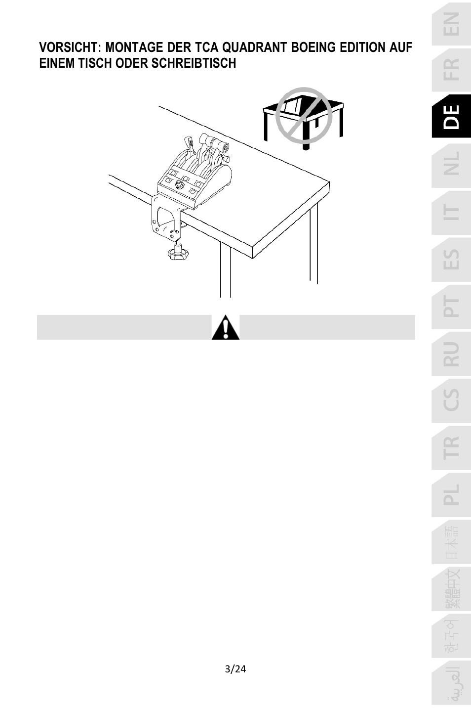 Thrustmaster TCA Yoke Pack Boeing Edition Flight Stick & Quadrant Bundle User Manual | Page 52 / 499