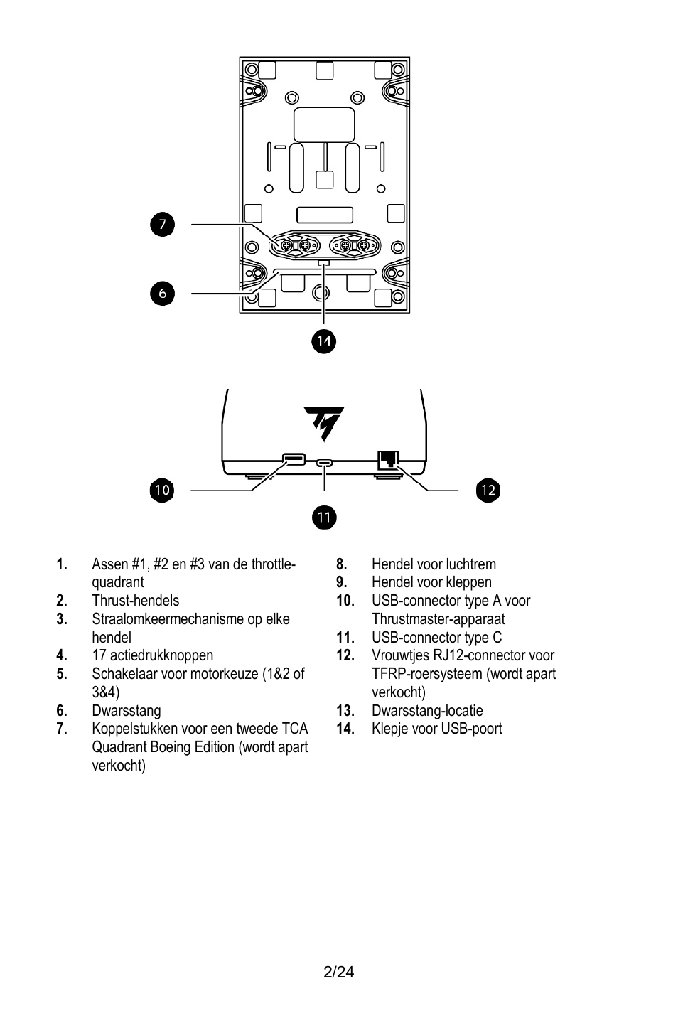 Thrustmaster TCA Yoke Pack Boeing Edition Flight Stick & Quadrant Bundle User Manual | Page 75 / 499