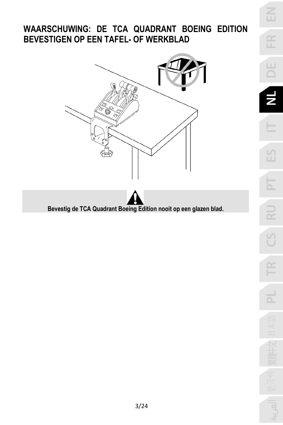 Thrustmaster TCA Yoke Pack Boeing Edition Flight Stick & Quadrant Bundle User Manual | Page 76 / 499