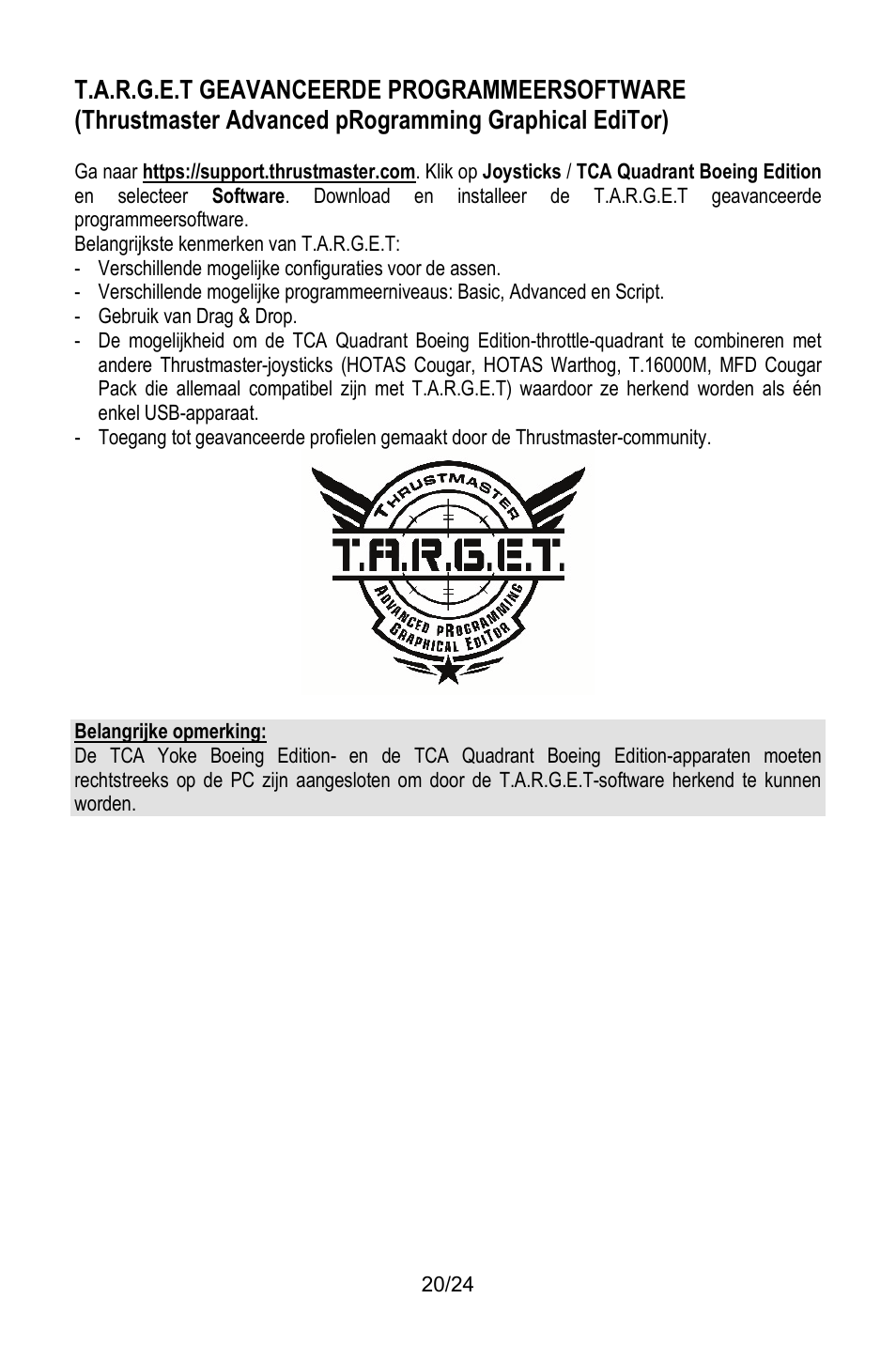 Thrustmaster TCA Yoke Pack Boeing Edition Flight Stick & Quadrant Bundle User Manual | Page 93 / 499